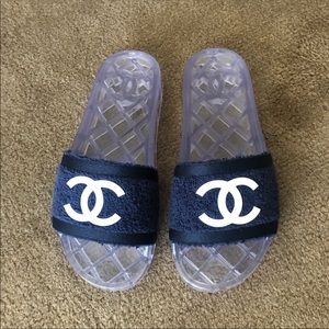 Chanel Jelly Pool Slides
